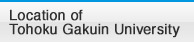 Location of Tohoku Gakuin Uuniversity