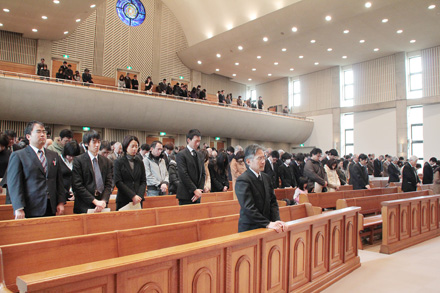 2012年3月11日東日本大震災追悼礼拝