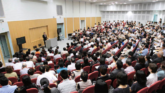 姜尚中教授講演会聴衆