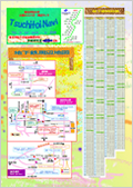 学生携帯マップ　土樋-NAVI 2011　裏面