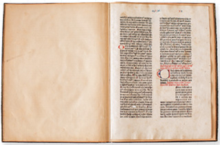 1455年版グーテンベルク『四十二行聖書』