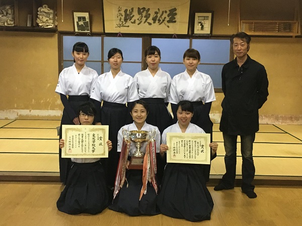 Tg Mind 東北地区秋季女子弓道大会 女子優勝 東北学院大学
